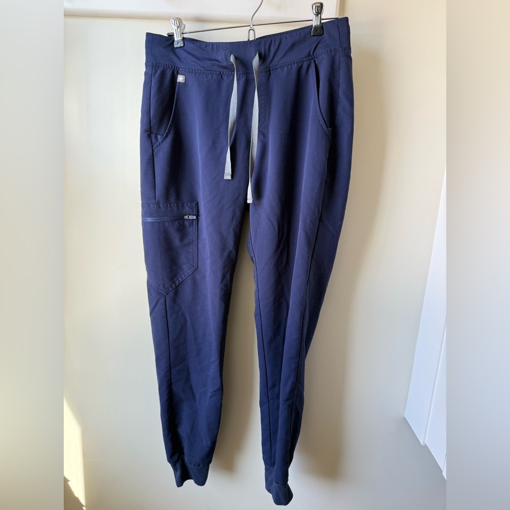 FIGS Zamora Scrub Jogger Pants Technical Series Blue Comfy Utility‎ Nurse S